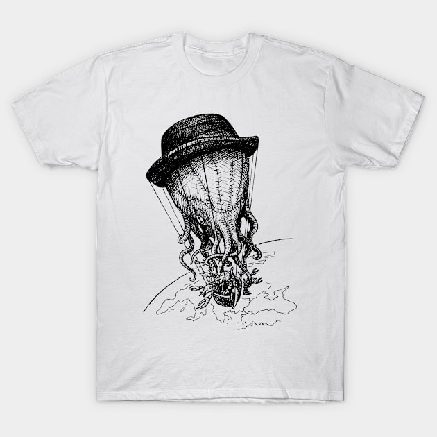 Mr. Krakebaloon T-Shirt by algestraart